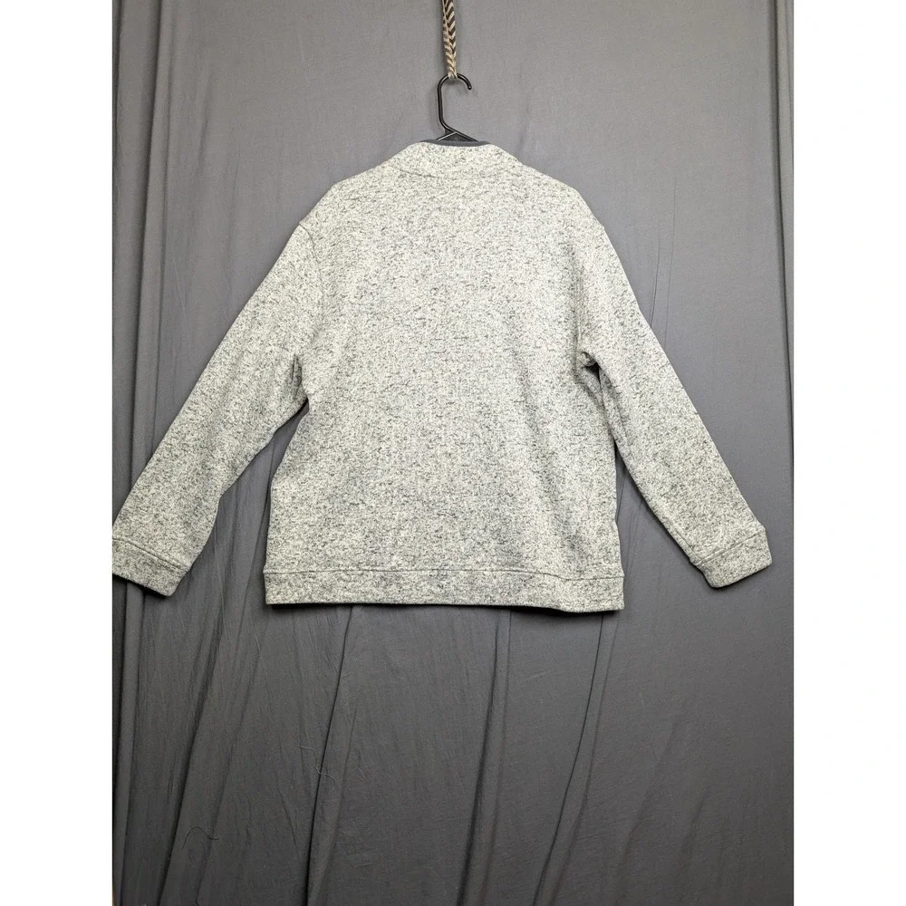 Eddie Bauer Men's Radiator Fleece Quarter‎ Snap Pullover Sweater Grey XL